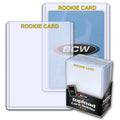 BCW 3x4 Topload Card Holder - Rookie Imprinted - Gold  (25 Holders)