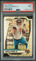 2024 PANINI PRIZM #130 TRAVIS ETIENNE JR. GOLD VINYL PSA 10 1/5