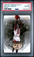 2009 UPPER DECK JORDAN LEGACY GOLD #52 MICHAEL JORDAN GOLD PSA 10