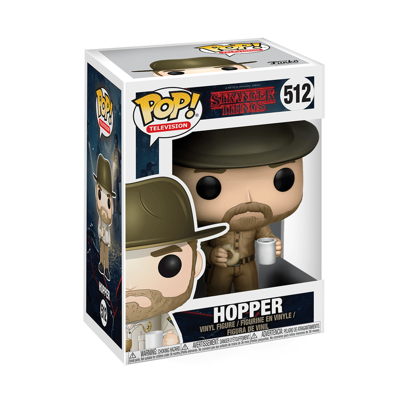 Funko POP: Television - Stranger Things - Hopper Figure #512
