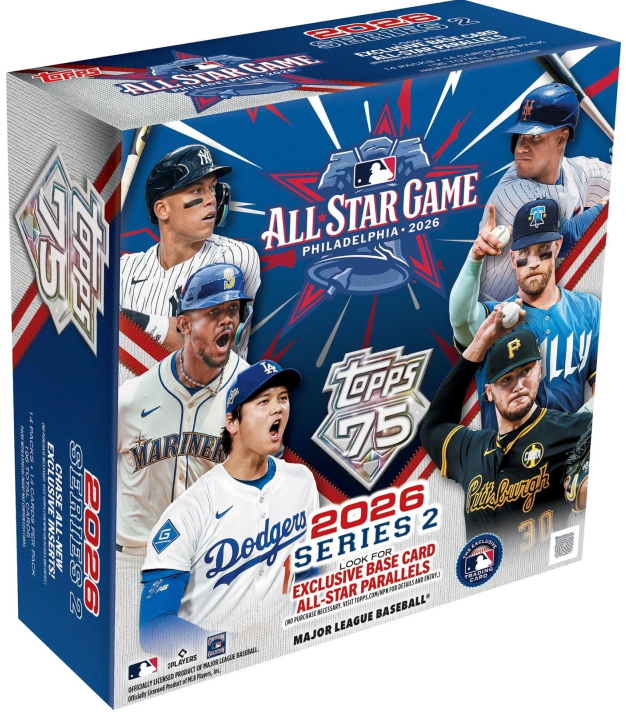 2026 Topps Series 2 Baseball All Star Game Mega Box (14 Packs)