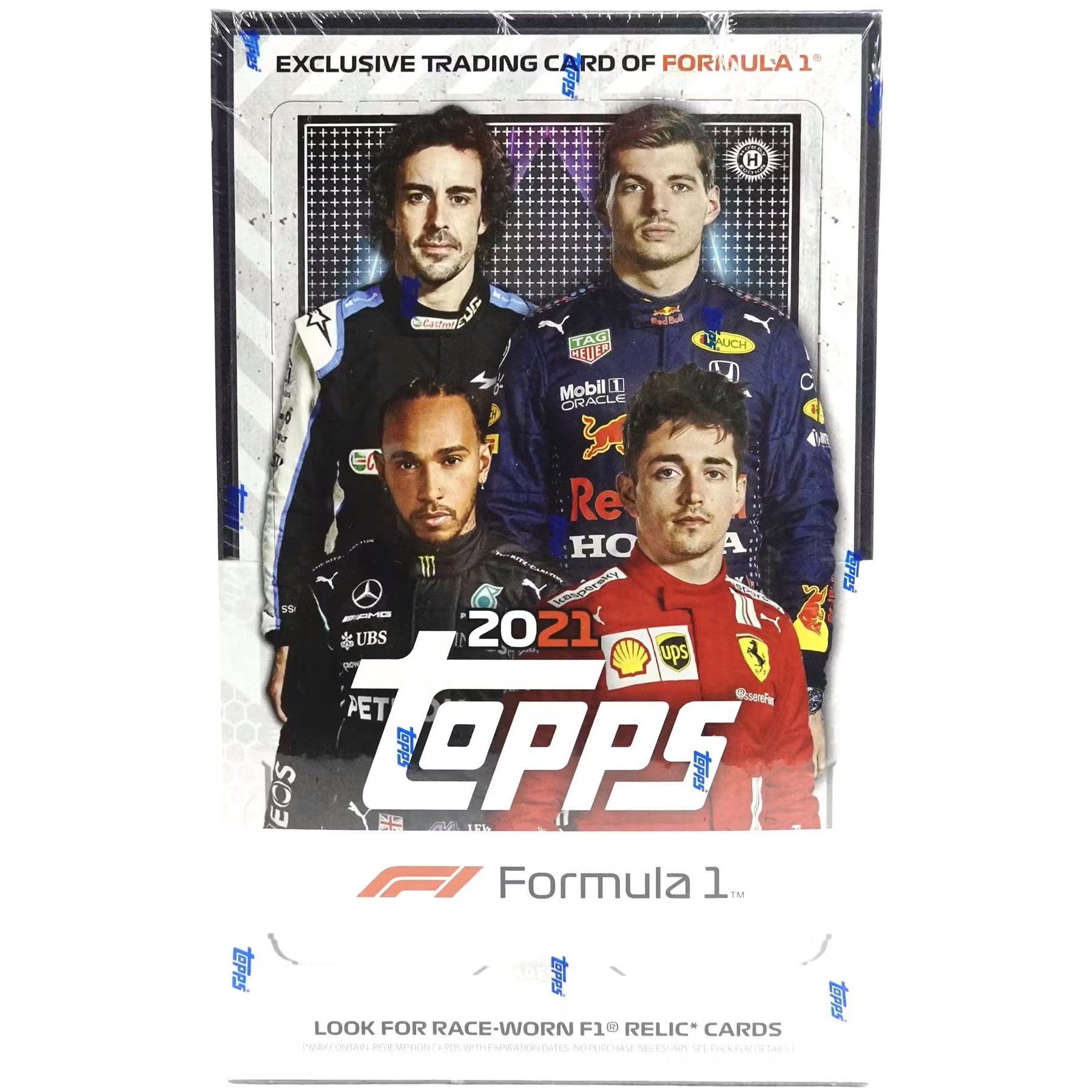 2021 Topps F1 Formula 1 Racing Hobby Box (18 Packs)