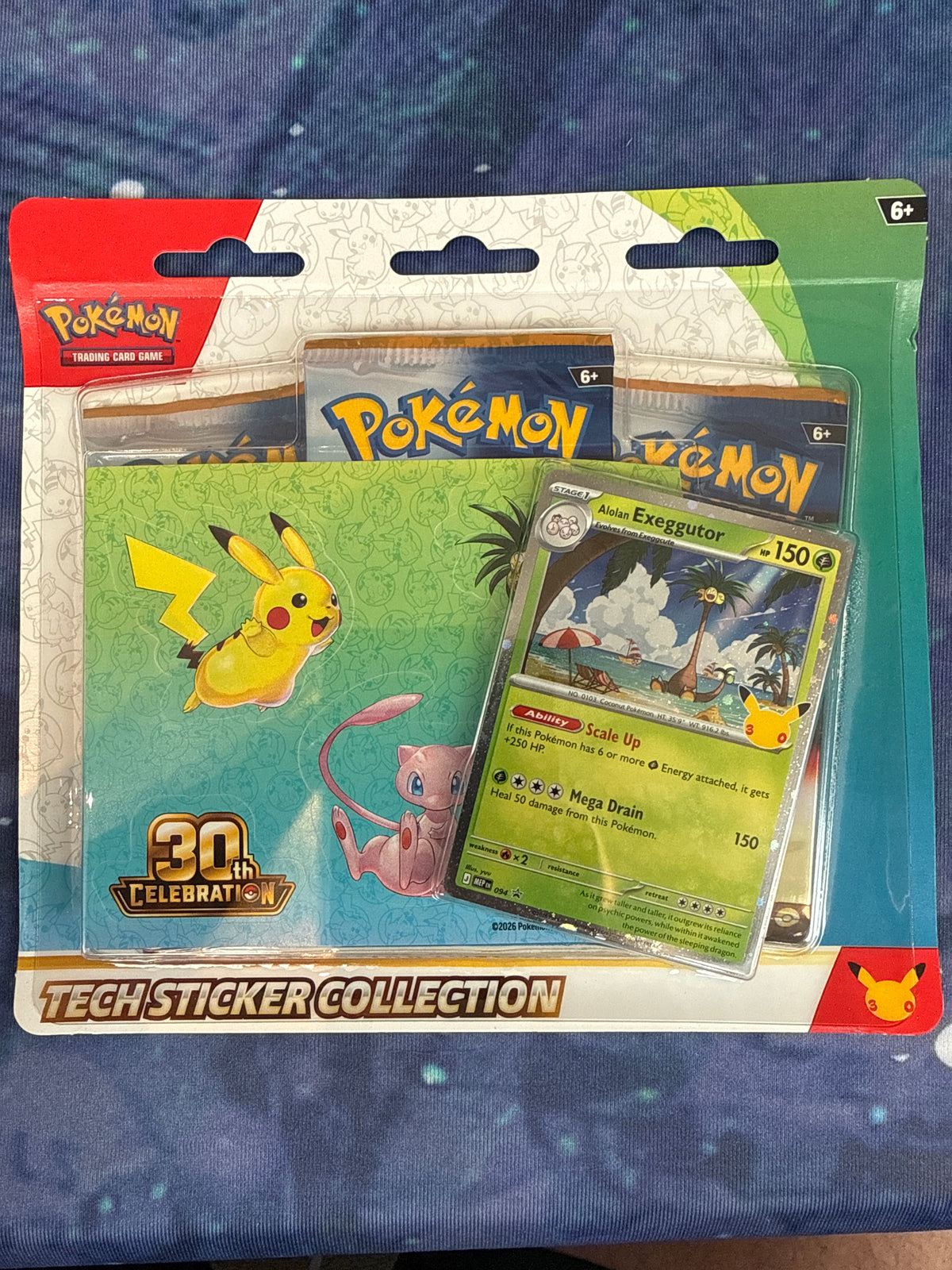 Pokémon 30th Celebration Tech Sticker Collection