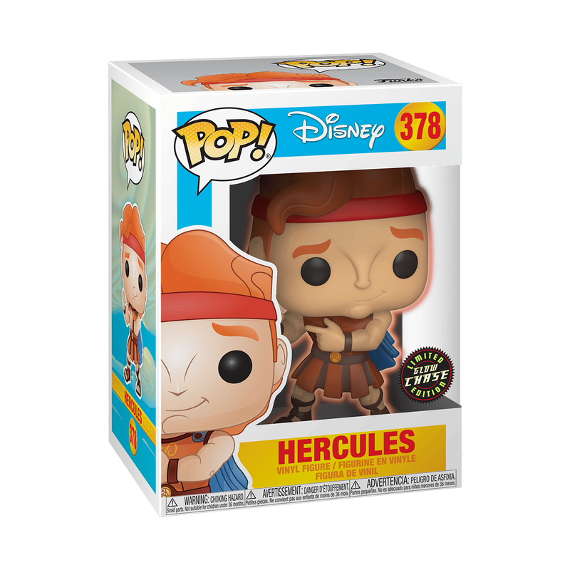 Funko Pop: Disney - Hercules Limited Glow Chase Edition Figure #378
