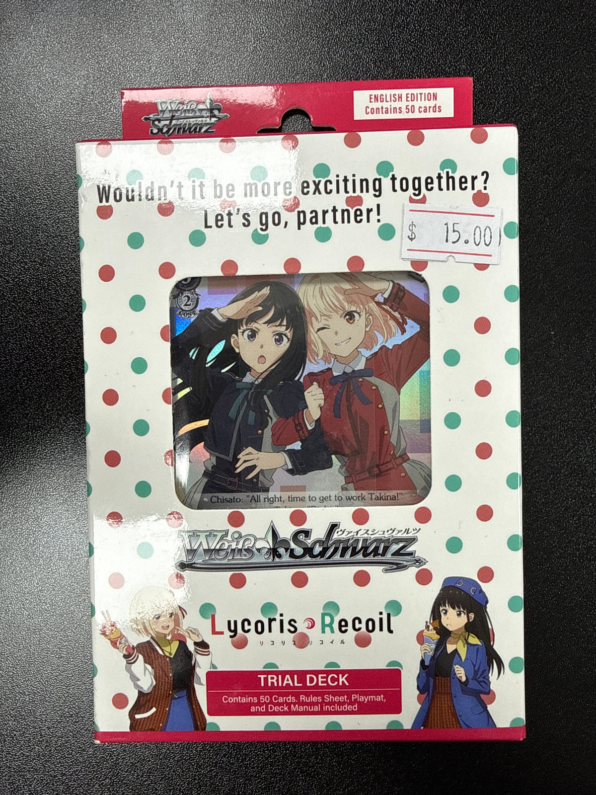 Weiss Schwarz Lycoris Recoil Trail Deck