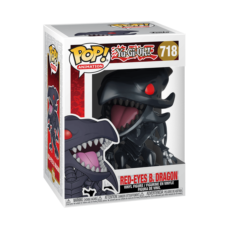 Funko Pop: Animation - Yu-Gi-Oh - Red Eyes B. Dragon Figure #718