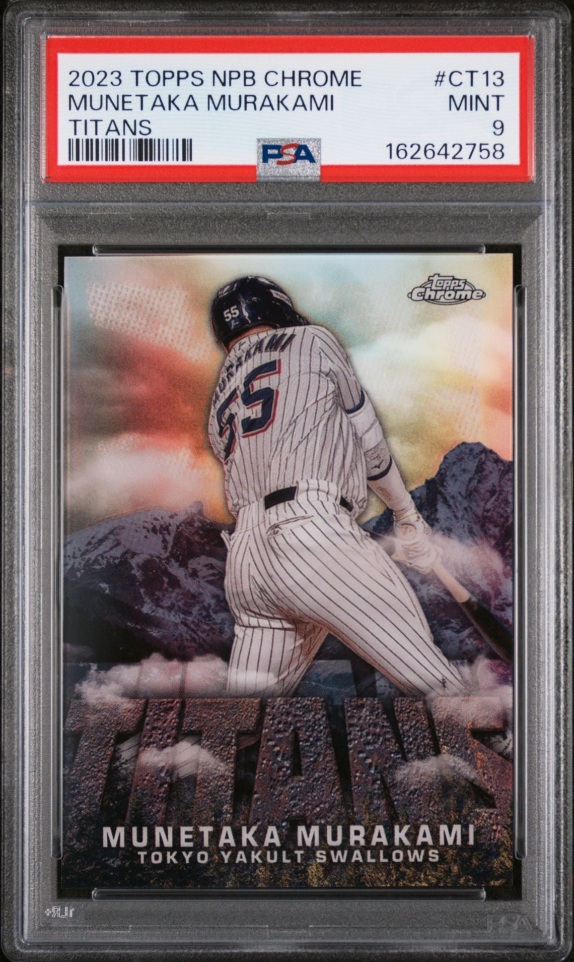 2023 Topps NPB Chrome Munetaka Murakami Titans #CT13 PSA 9