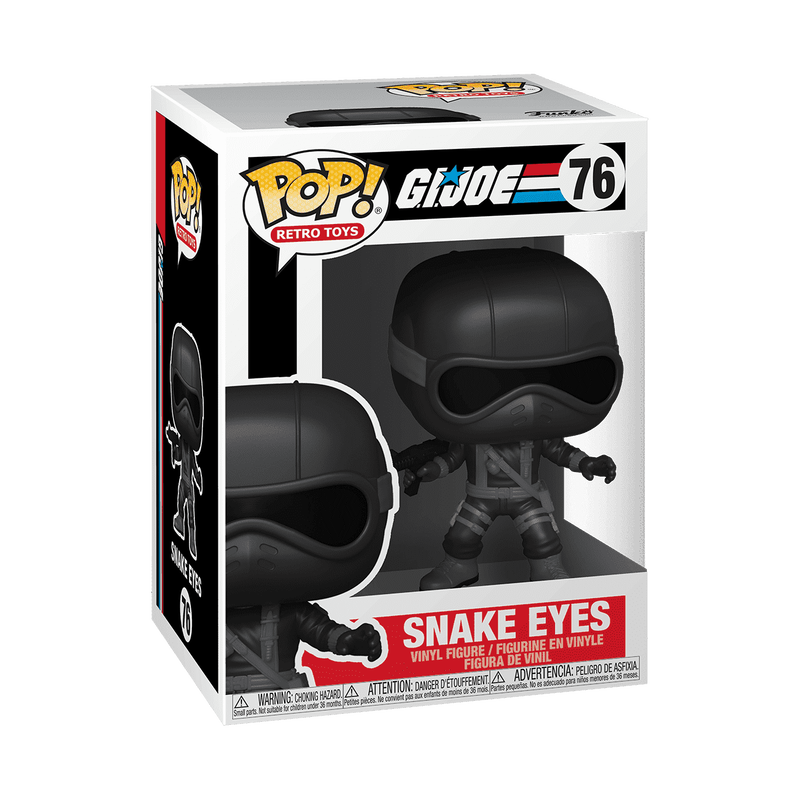 Funko Pop: Retro Toys - G. I. Joe - Snake Eyes Figure #76