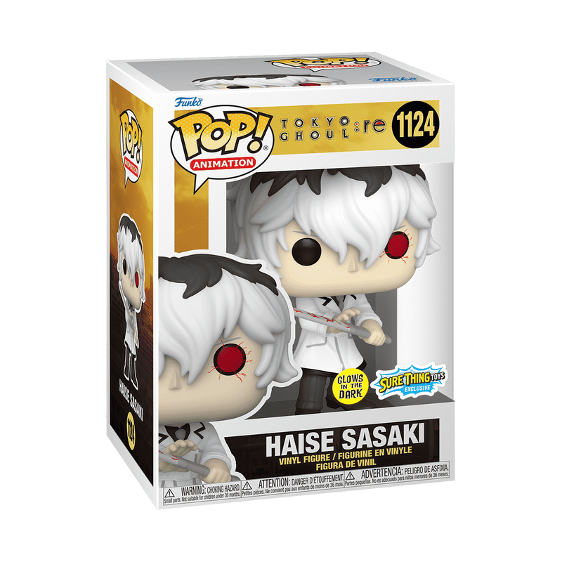 Funko Pop: Animation - Tokyo Ghoul: re - Haise Sasaki Figure #1124 Sure Thing Exclusive