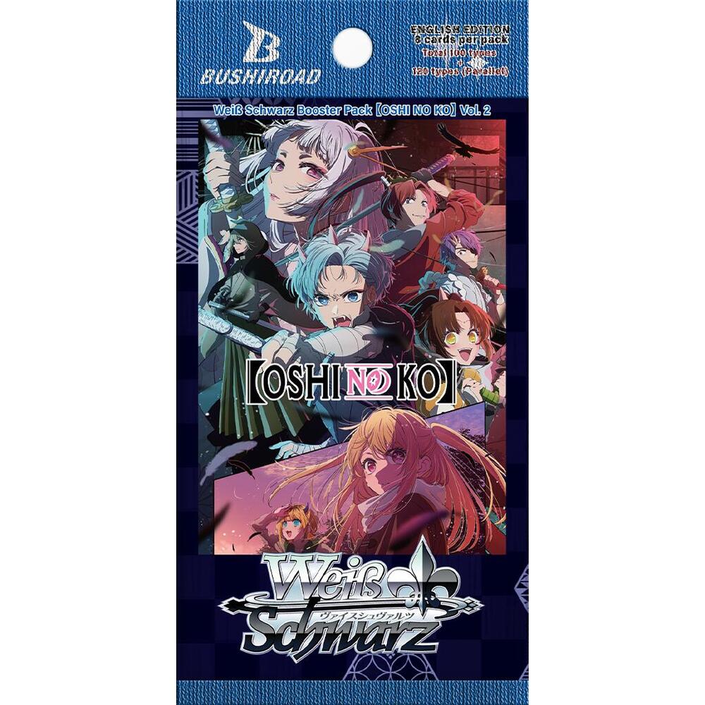 Weiss Schwarz - Oshi No Ko: Vol.2  - 8-Card Booster Pack (English)
