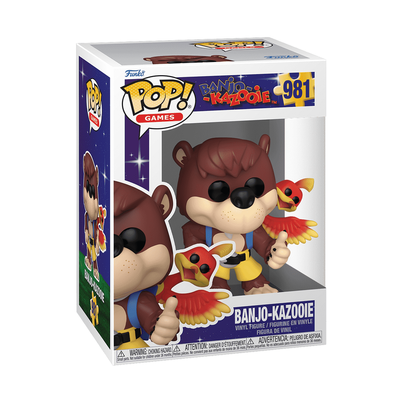 Funko POP: Games - Banjo Kazoooie - Banjo-Kazooie Figure #981