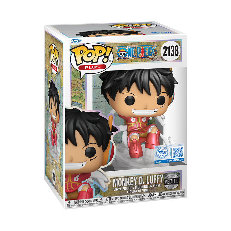 Funko Pop: Anime - One Piece - Monkey D. Luffy Figure #2138 (Metallic)