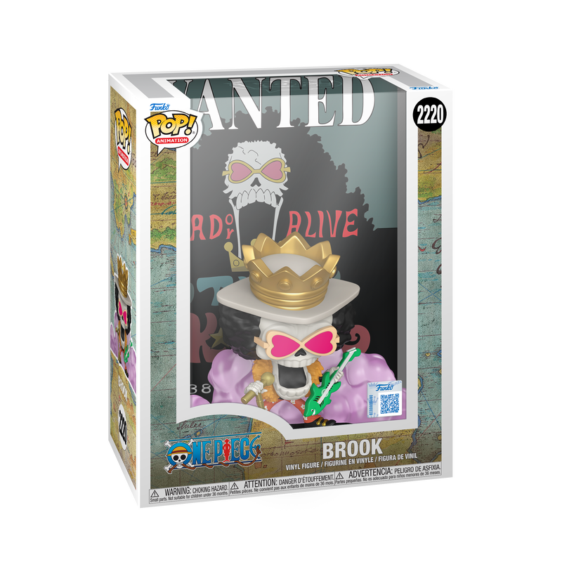 Funko Pop: Anime - One Piece - Poster Brook (Wanted) Figure #2137