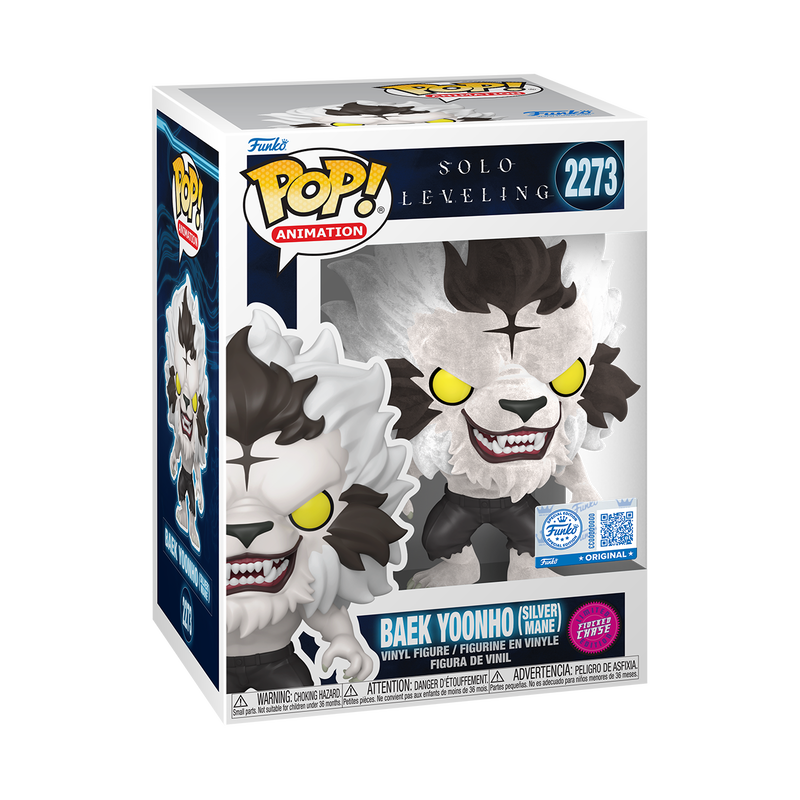 Funko Pop: Solo Leveling - Baek Yoonho (Silver Mane) #2273 Figure Chase