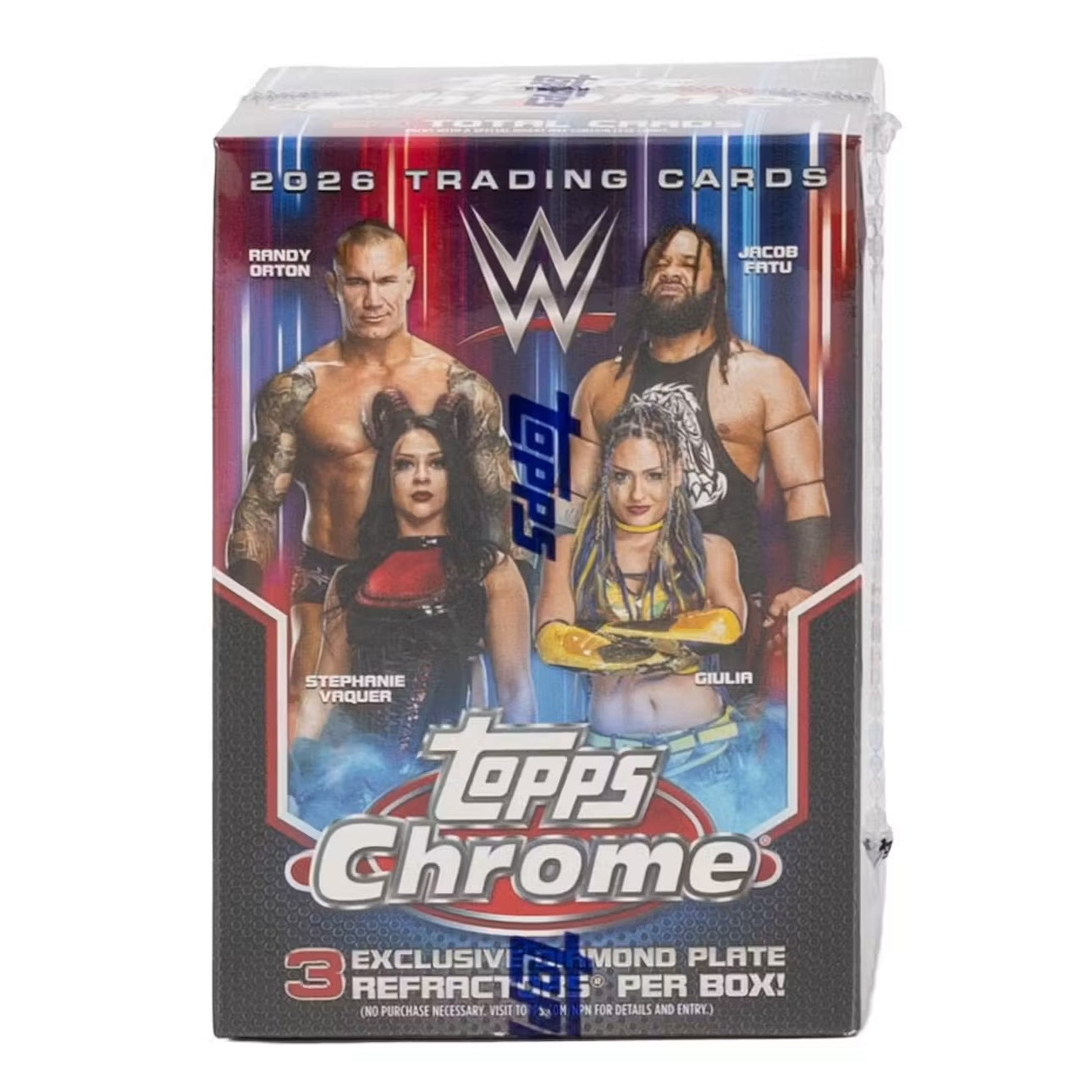 2026 Topps Chrome WWE Wrestling Blaster Box (7 Packs)