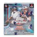 2025 NFL Topps Chrome Football Mega Box (7 Packs)