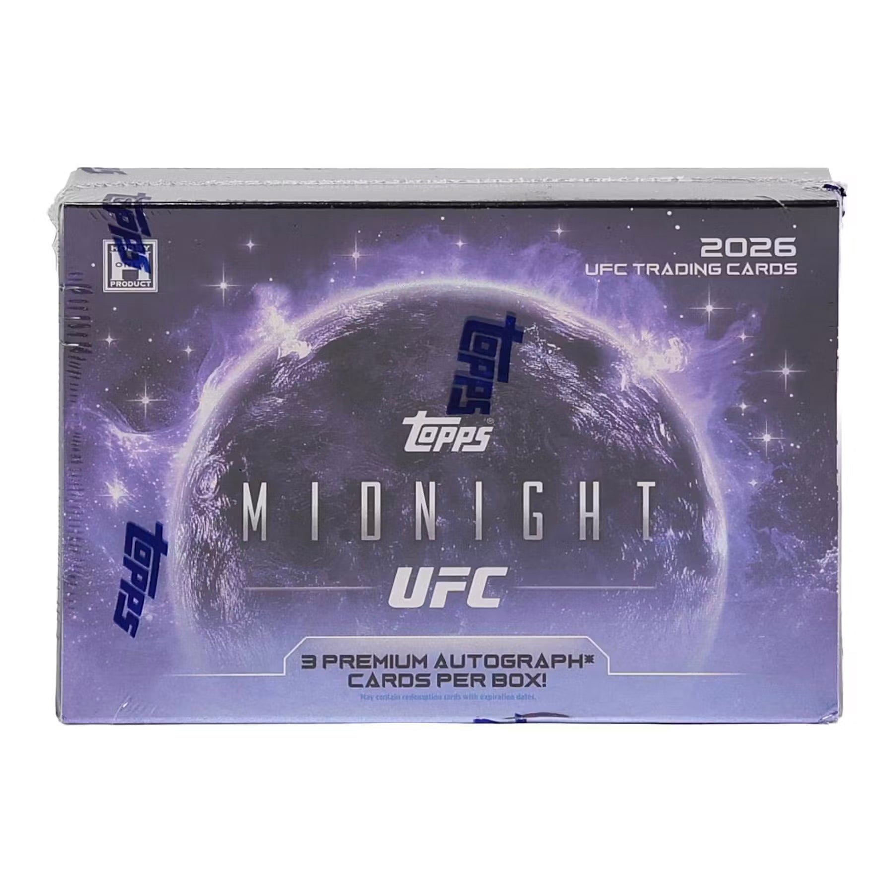 2026 Topps Midnight UFC Hobby Box (3 Cards)