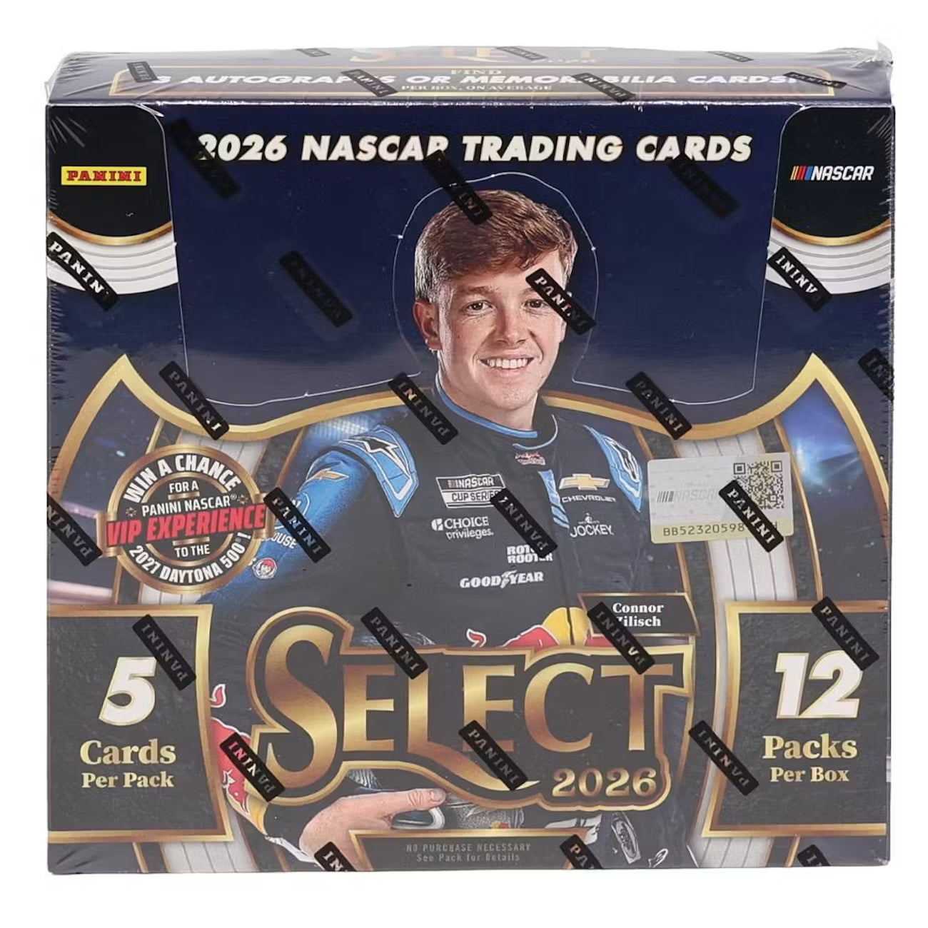 2026 Panini Select NASCAR Racing Hobby Box (12 Packs)