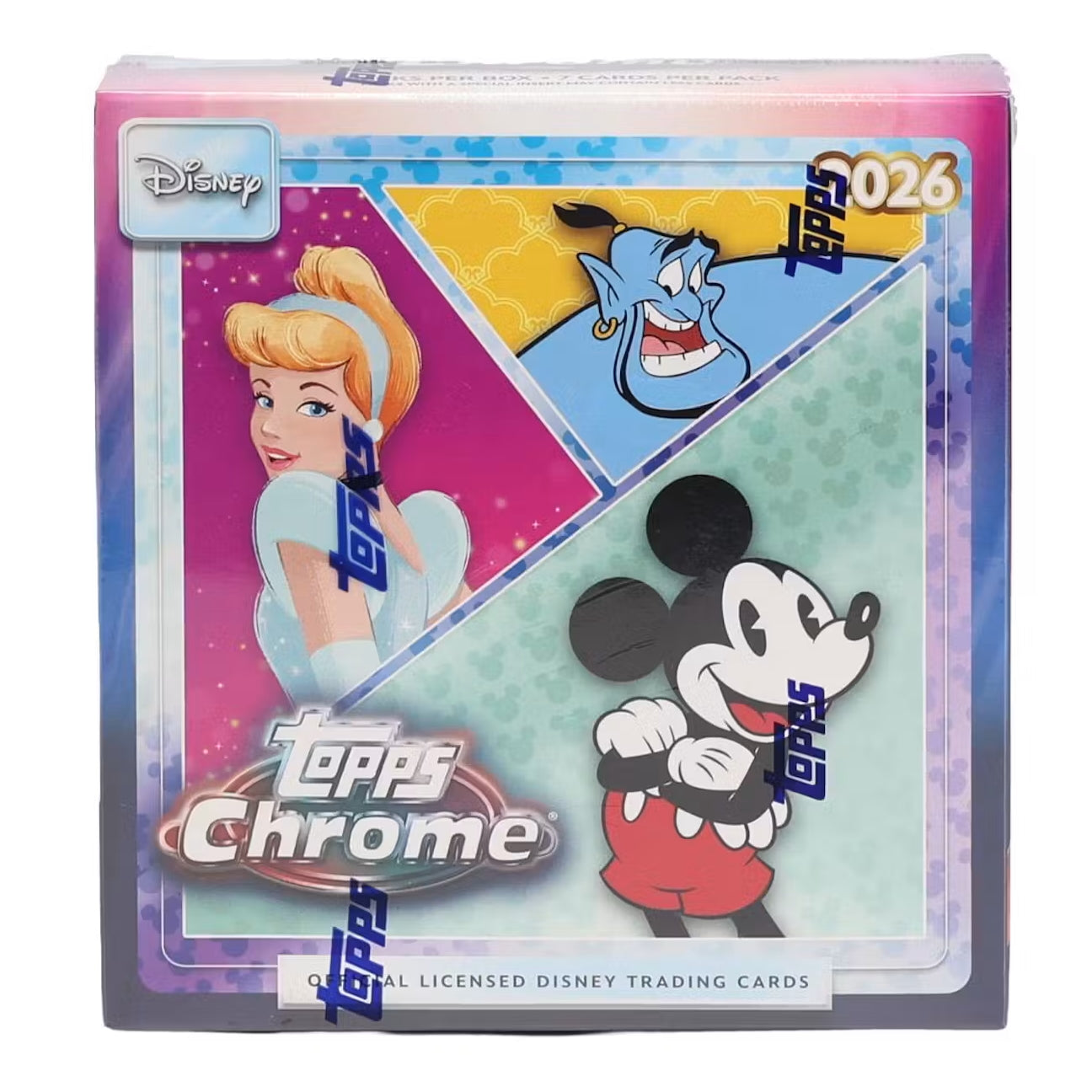 2026 Topps Disney Chrome Mega Box (8 Packs)