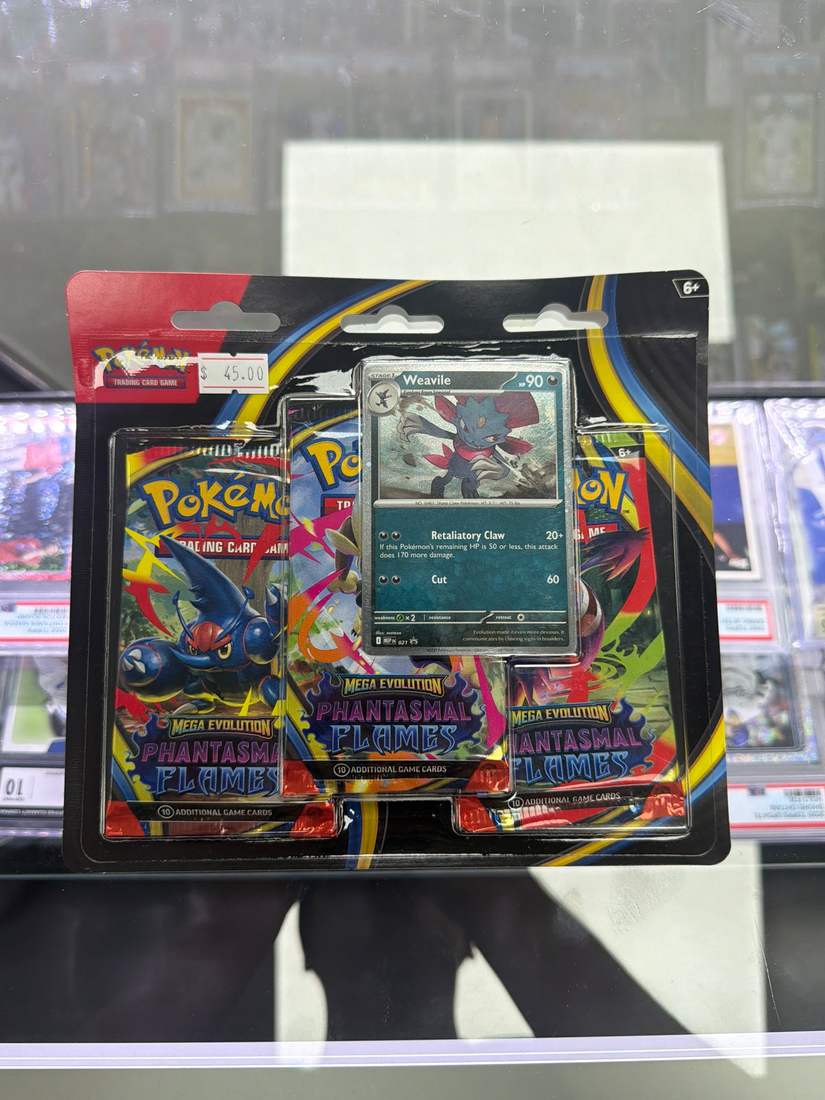 Pokémon Phantasmal Flames 3-Pack Blister