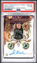 2025 TOPPS ROYALTY WWE TRIUMPH RELIC SIGNATURES #TRSABL ALEXA BLISS PSA 6