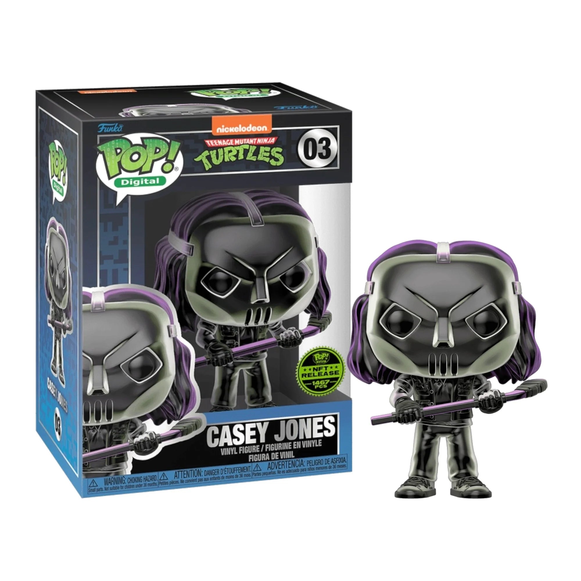 Funko Pop Digital: Teenage Mutant Ninja Turtles - Casey Jones NFT Release 1467 PCs #03