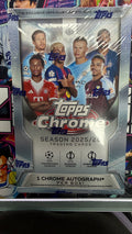 2025/26 Topps Chrome Soccer Hobby