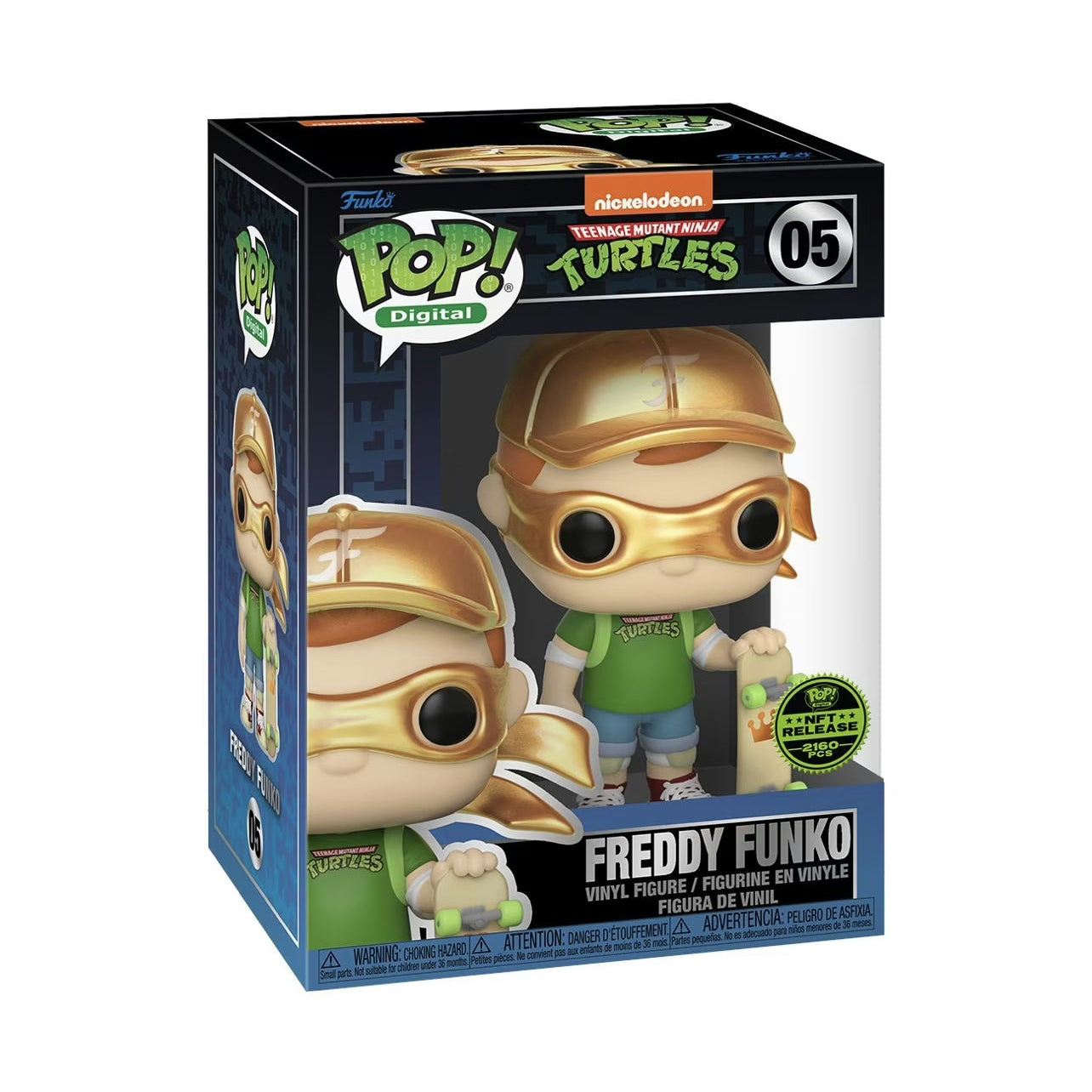 Funko Pop Digital: Teenage Mutant Ninja Turtles - Freddy Funko NFT Release 2160 PCs #05