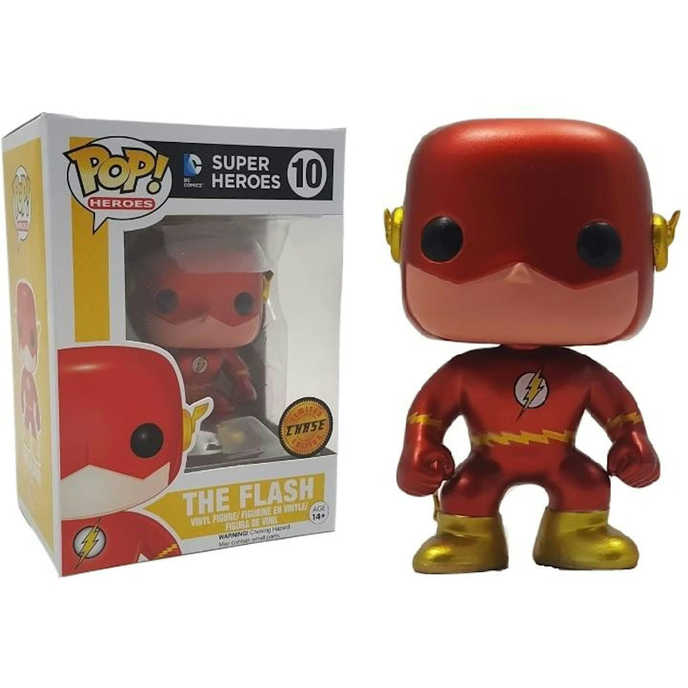 Funko POP: Heroes - DC Super Heroes - The Flash Figure #10 Limited Chase Edition
