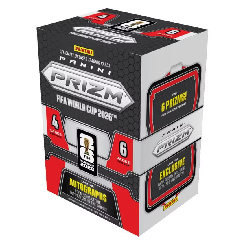 2026 Panini Prizm FIFA World Cup Soccer Blaster Box (6 Packs)
