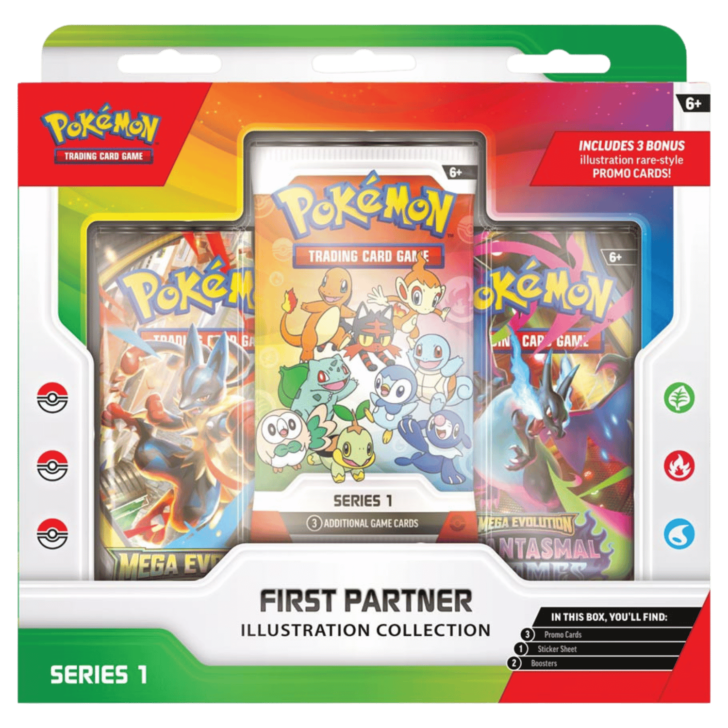 Pokemon: First Partners Illustration Collection - Series 1 Box