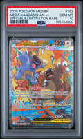 2025 POKEMON MEG EN-MEGA EVOLUTION #182 MEGA KANGASKHAN ex SPECIAL ILLUSTRATION RARE PSA 10