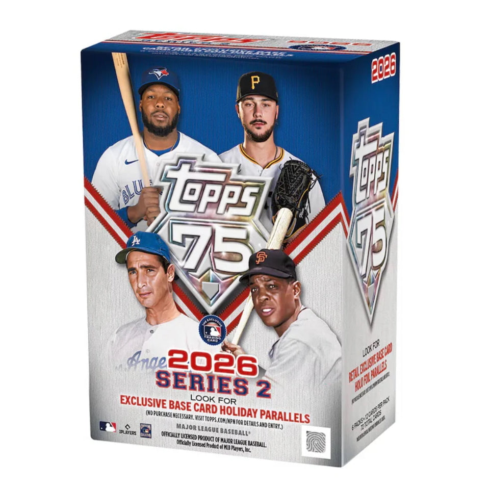 2026 MLB Topps 75 - Series 2 Blaster Box (6 Packs)