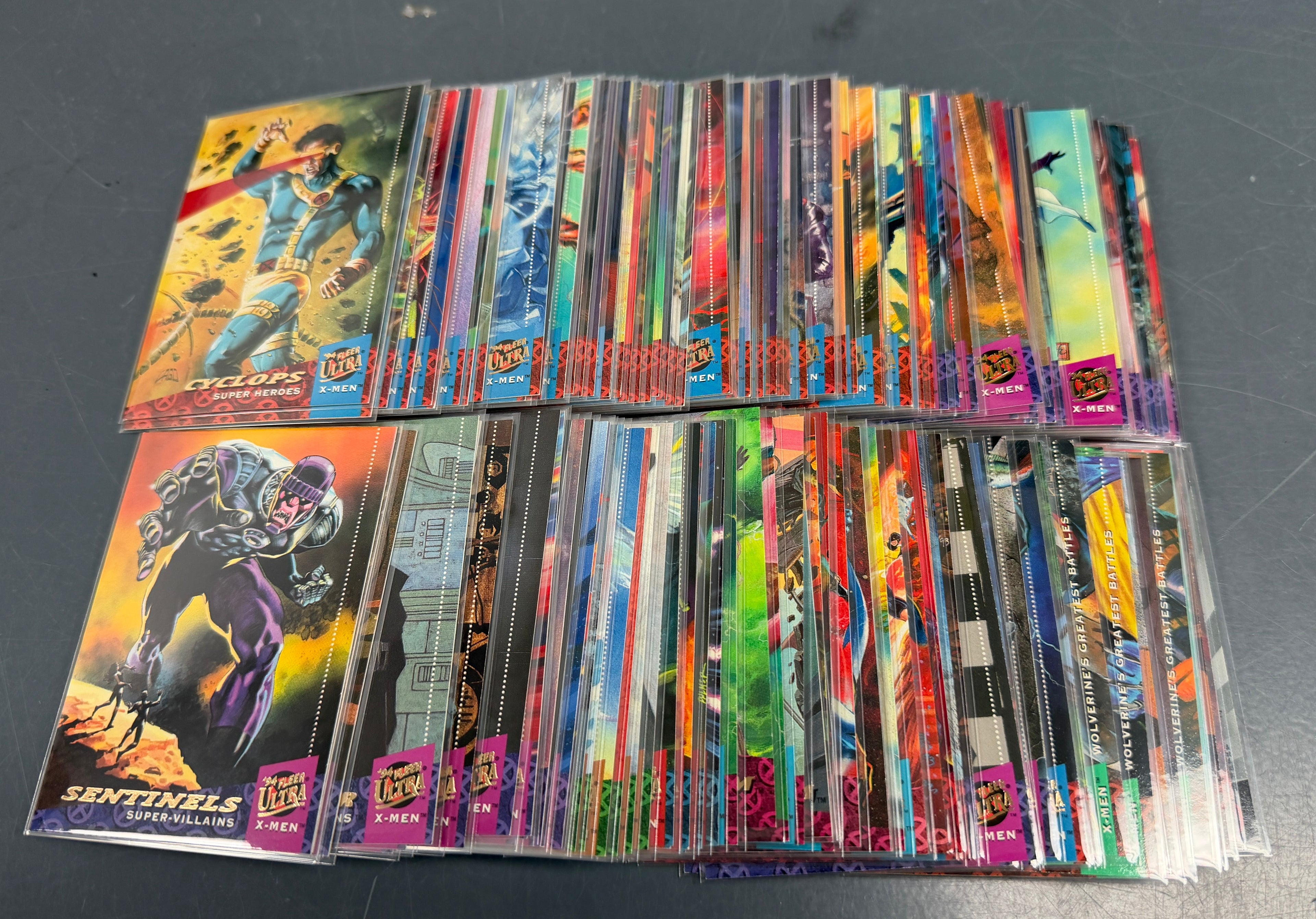 1994 Fleer Ultra X-Men Card Set of 150 Base Cards - 1-150