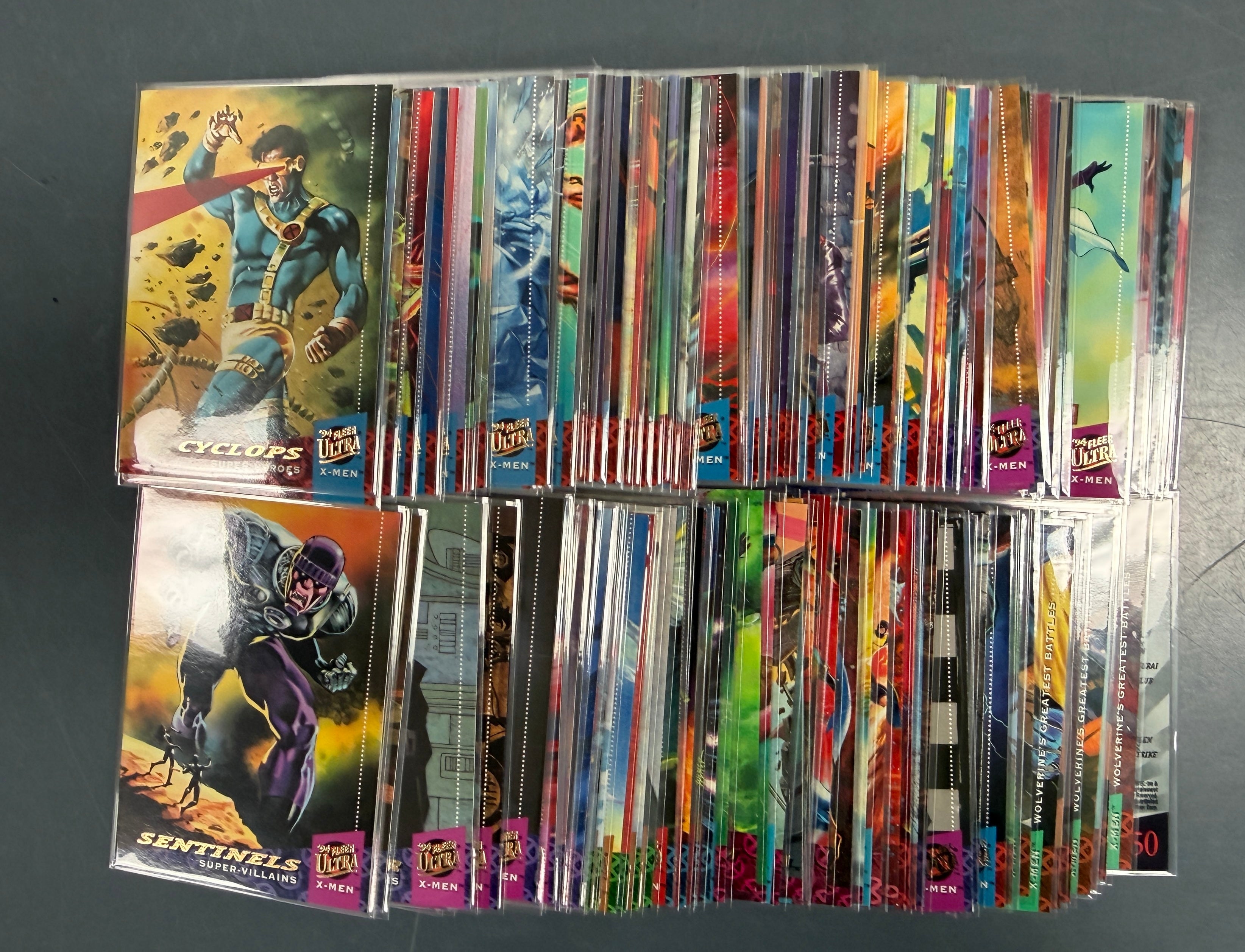 1994 Fleer Ultra X-Men Card Set of 150 Base Cards - 1-150
