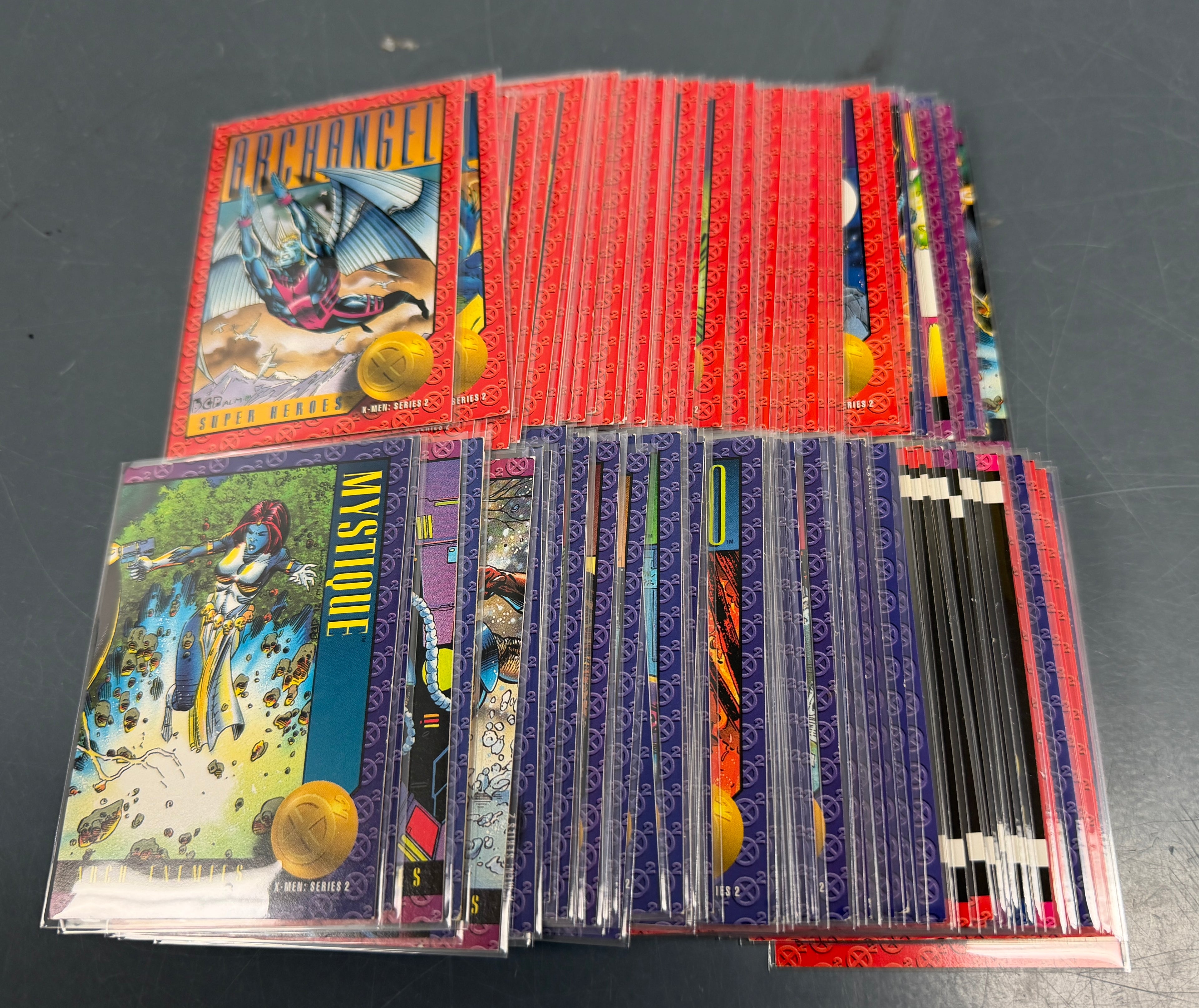 X-MEN Series 2 SkyBox Card Set - 1-100 & 9 Gold-Stamped