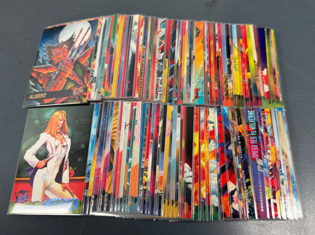 1995 Fleer Ultra X-Men Card Set of 150 Base Cards - 1-150