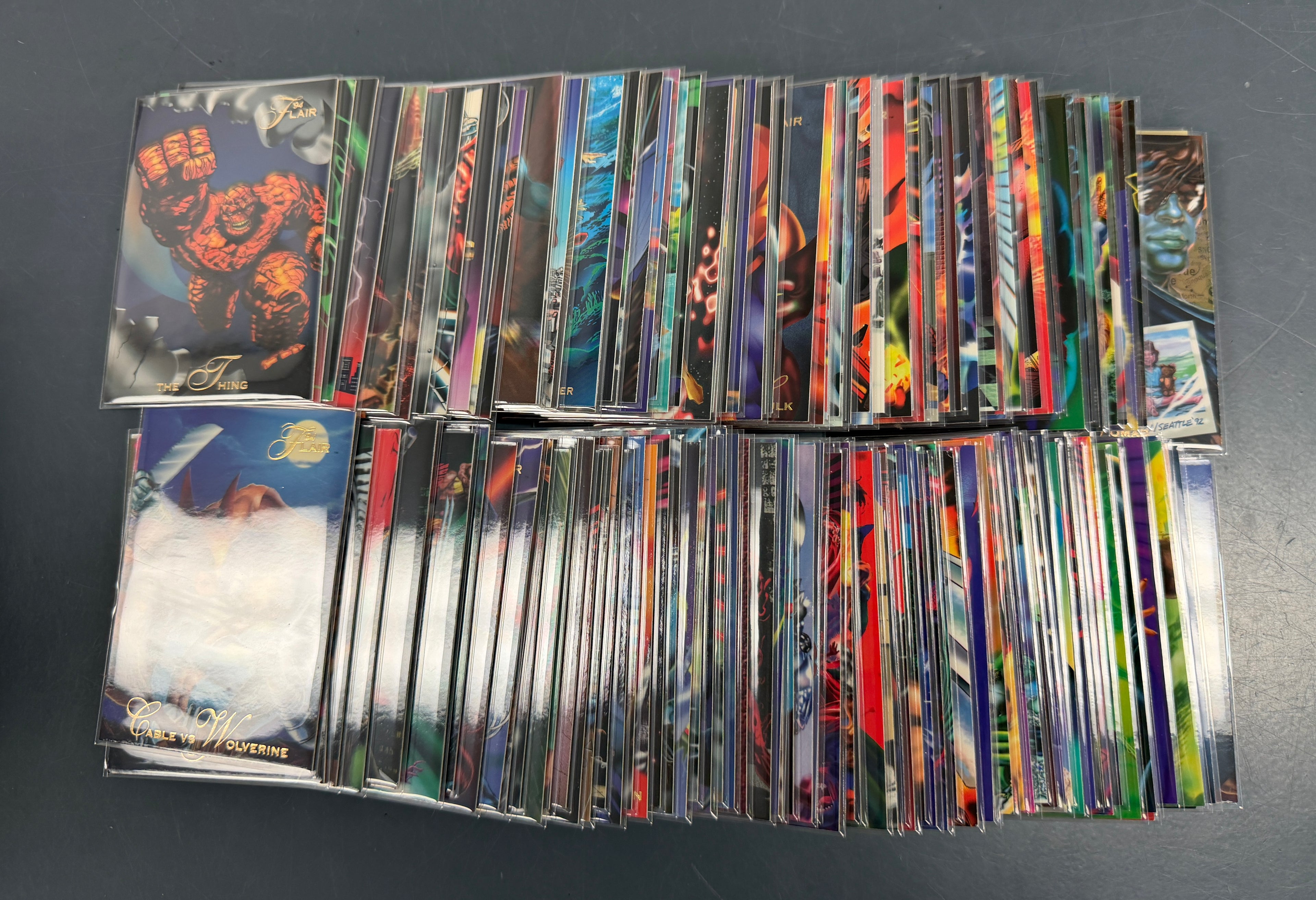 1994 Flair Marvel Universe Card Set of 150 Base Cards - Missing #6