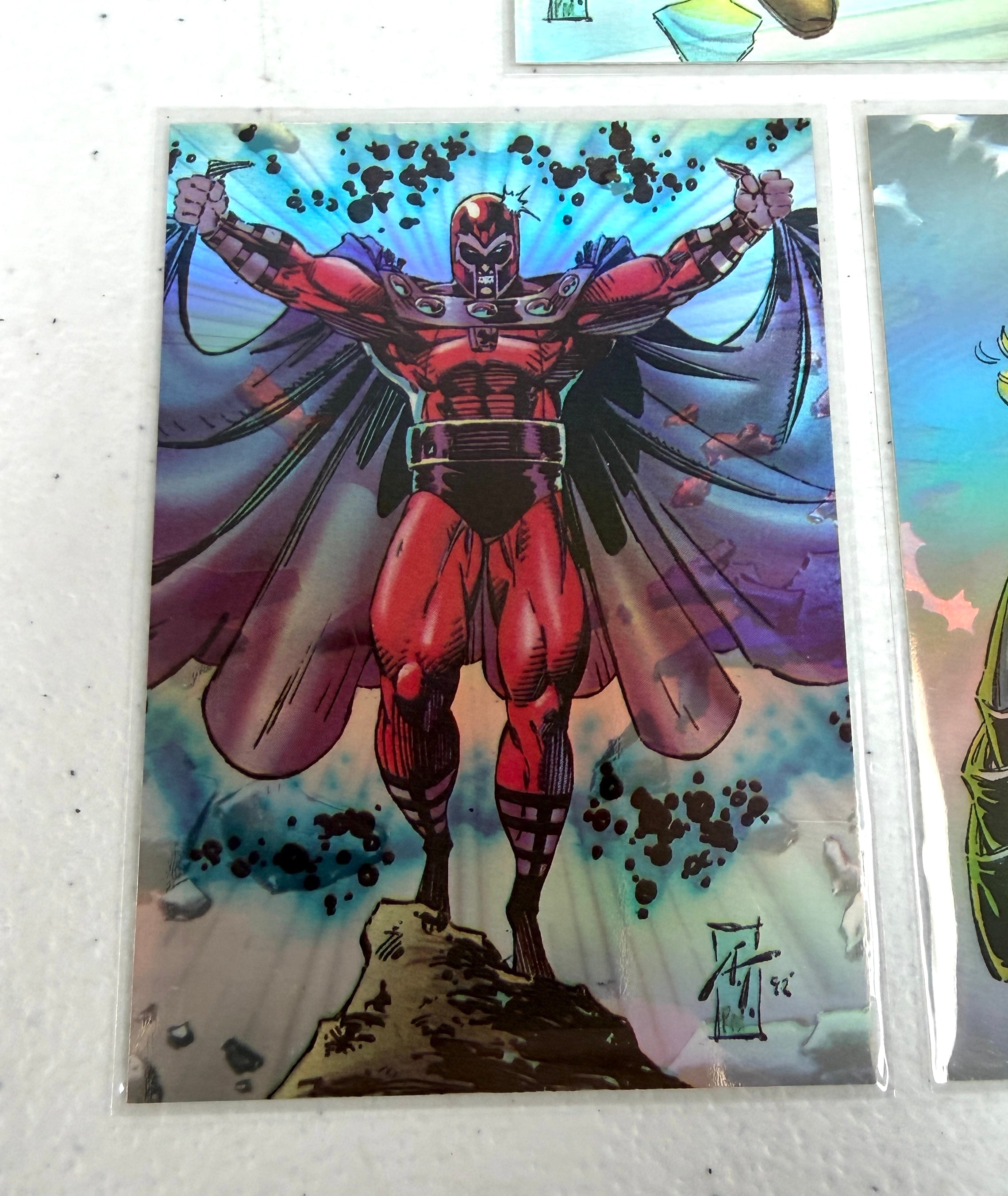 1993 X-MEN Series 2 SkyBox H-1 H-2 H-3 Hologram Inserts Set