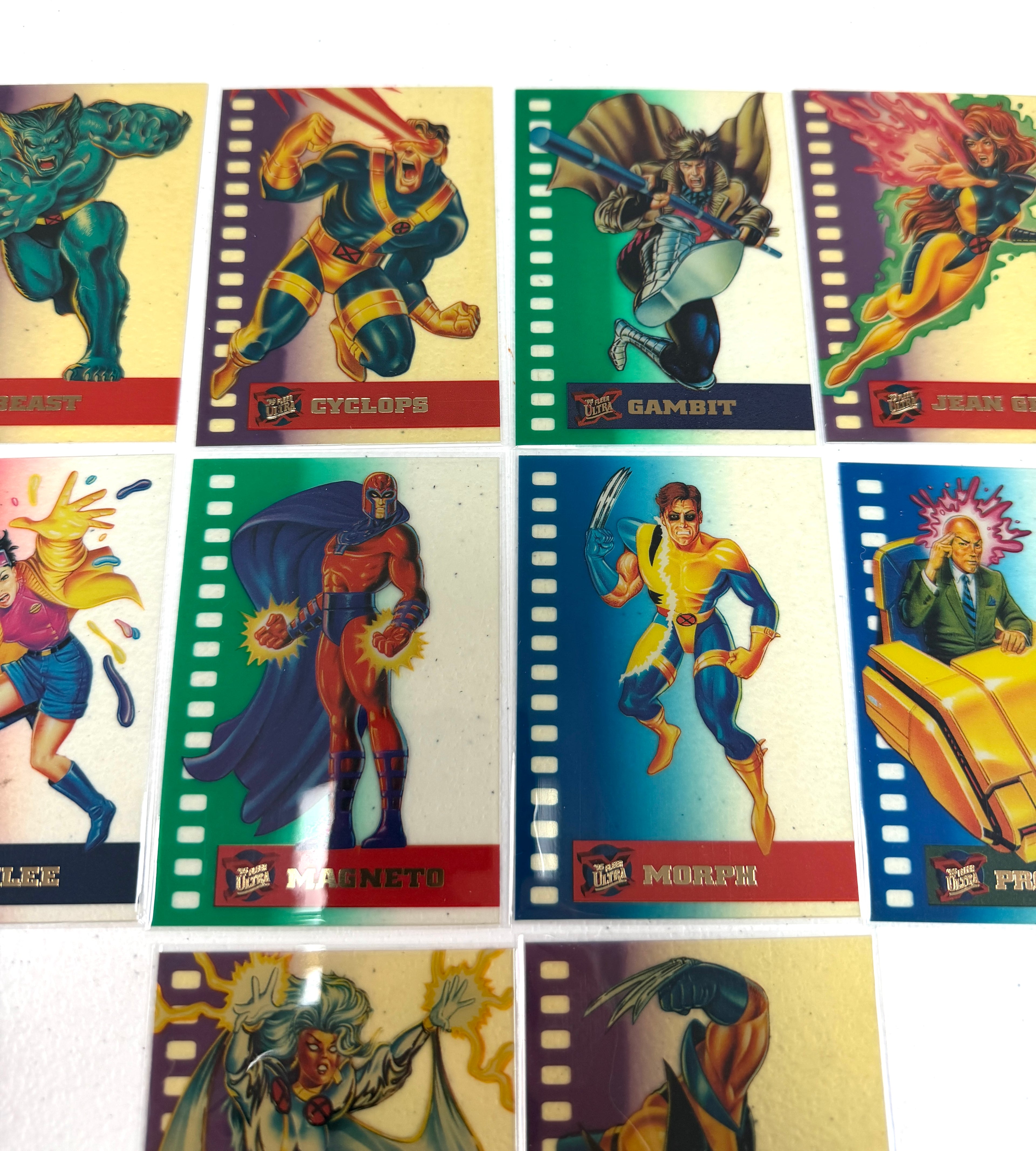 1995 Fleer Ultra X-Men Complete Set of Inserts All 10 Suspended Animation Limited Edition