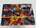 1994 Fleer Ultra X-Men Complete Set Team Portrait 9 Card Puzzle Inserts