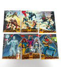 1994 Fleer Ultra X-Men Complete Set Gold Blue Team Inserts 1-6 Triptych