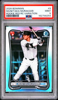 2026 BOWMAN #9 MUNETAKA MURAKAMI ROOKIE RED RC VARIATION PSA 9