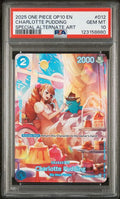 2025 ONE PIECE OP10-ROYAL BLOOD #012 CHARLOTTE PUDDING SPECIAL ALTERNATE ART PSA 10