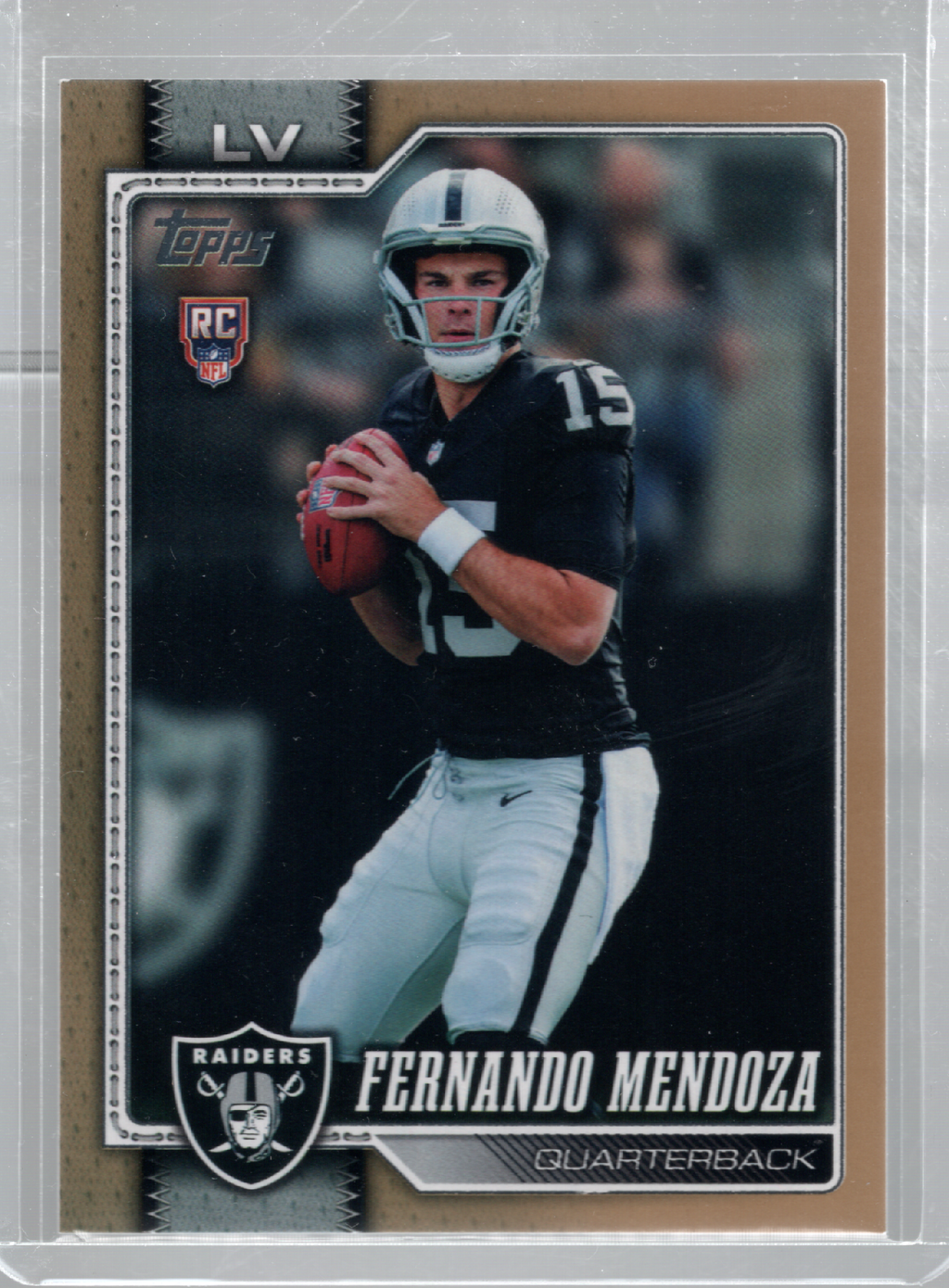 2026 Topps Flagship Football Gold 429/2026 Rookie Fernando Mendoza #301 Raiders