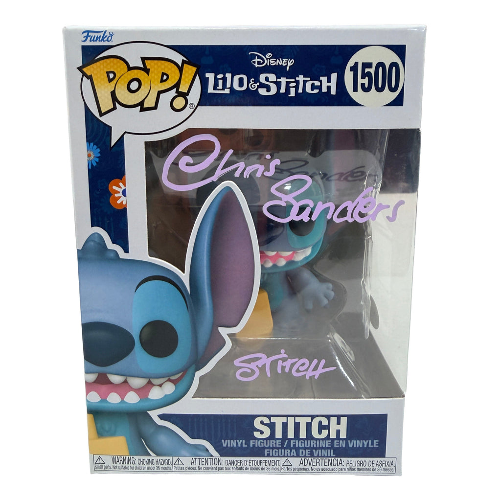 Nerd Blvd - Chris Sanders Signed Funko Pop! – Lilo & Stitch #1500 (JSA COA)