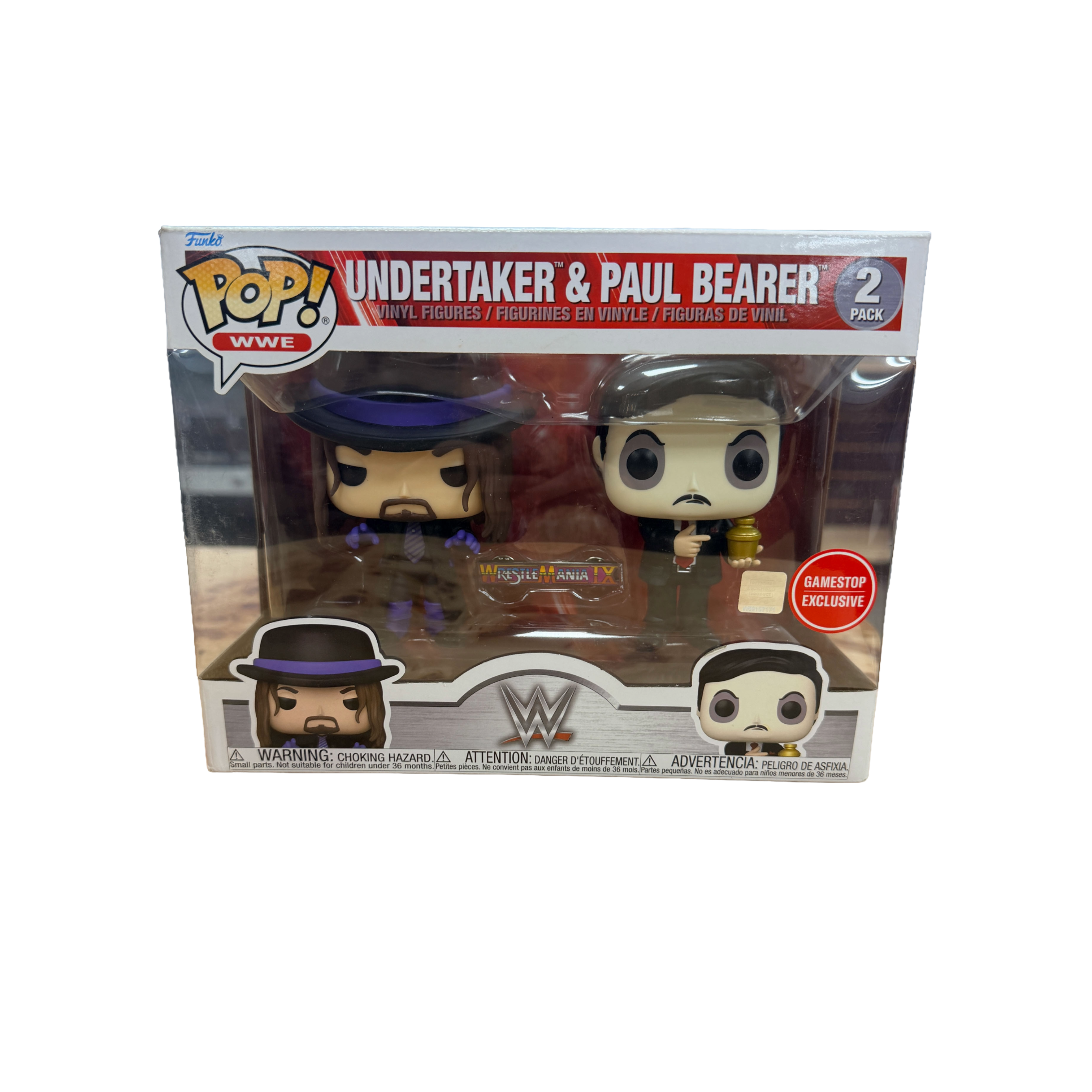 Funko Pop: WWE - Undertaker & Paul Bearer Figure 2 Pack - Nerd Blvd