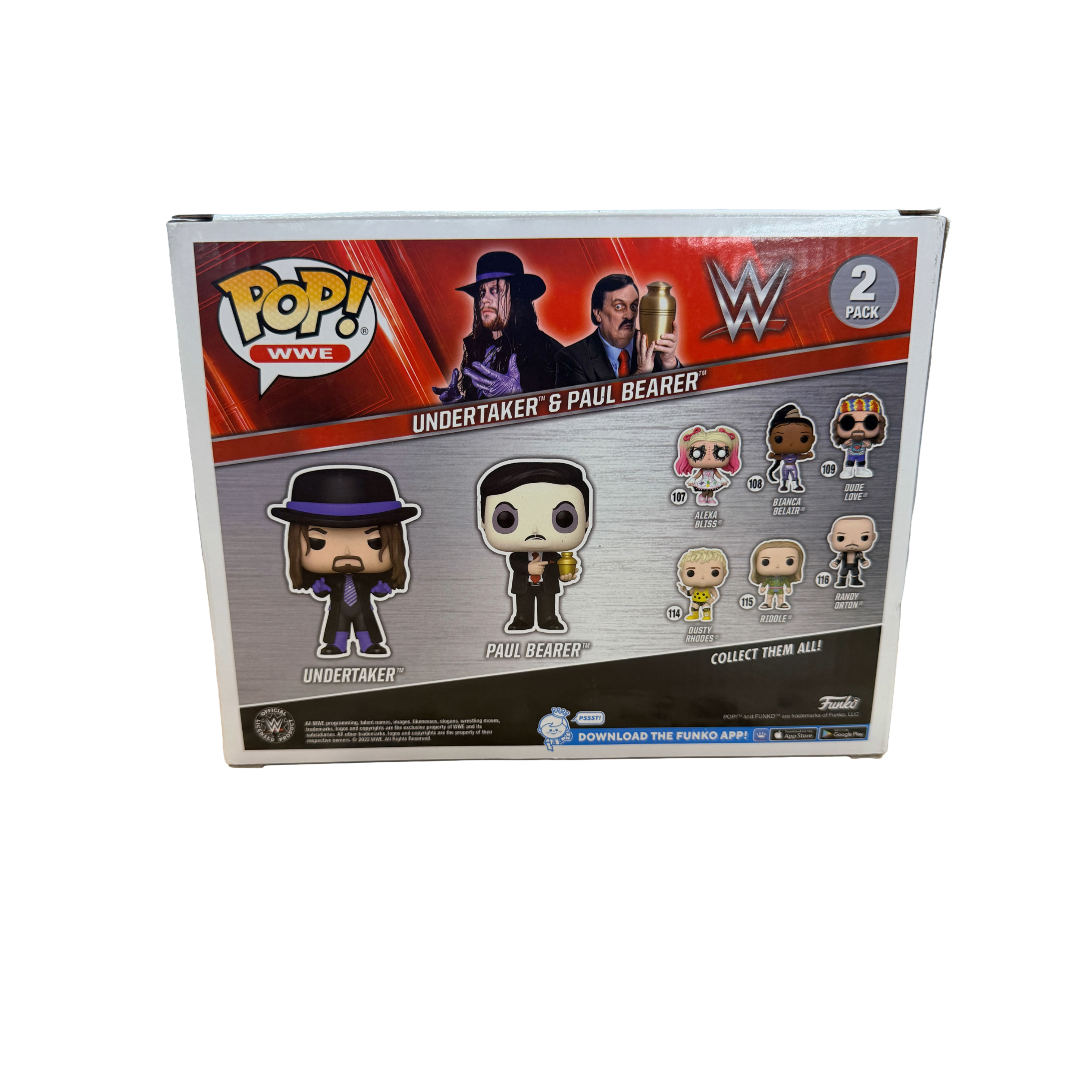 Funko Pop: WWE - Undertaker & Paul Bearer Figure 2 Pack - Nerd Blvd