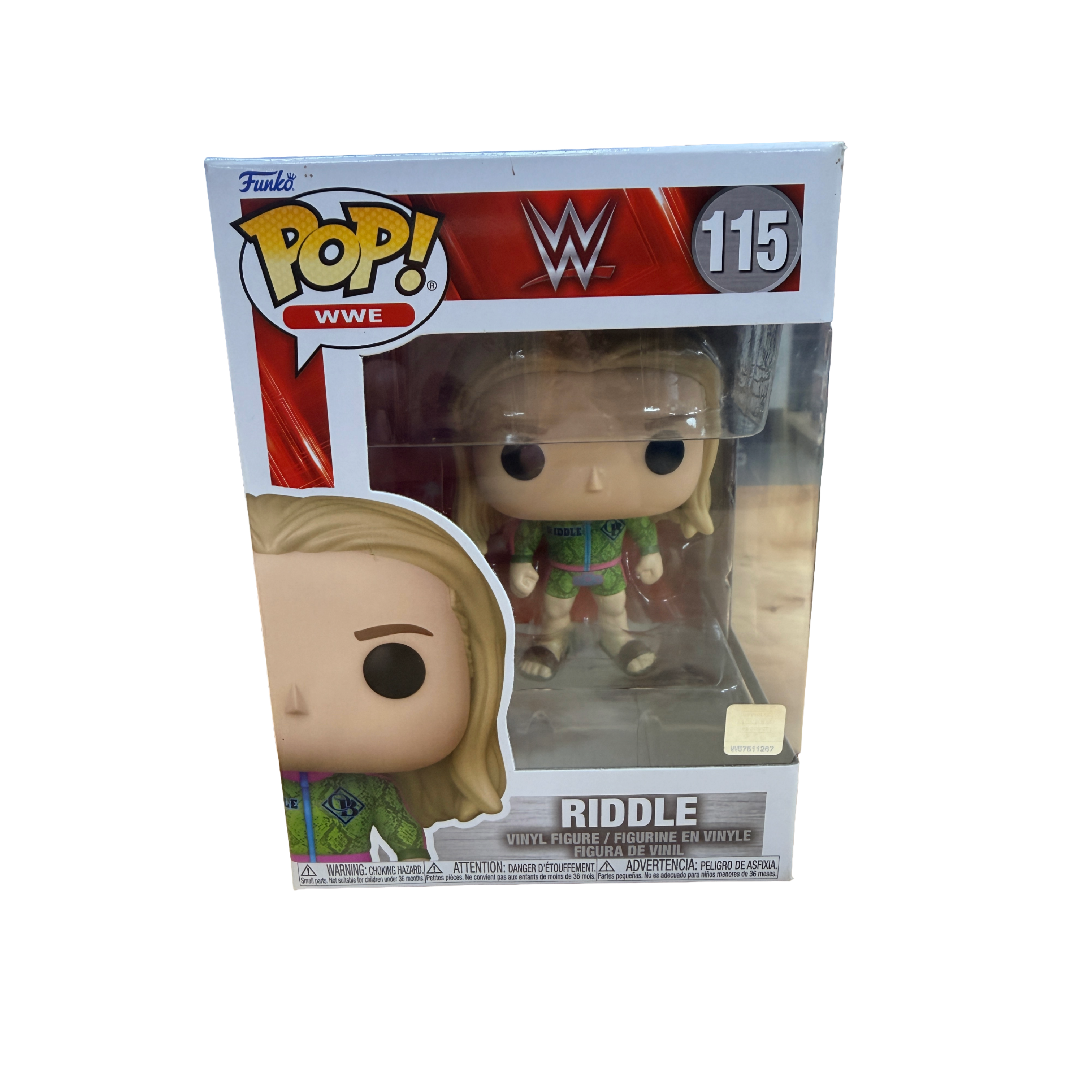 Funko Pop: WWE - Riddle Figure #115 - Nerd Blvd