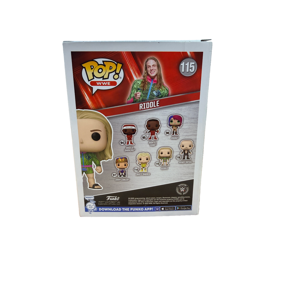 Funko Pop: WWE - Riddle Figure #115 - Nerd Blvd